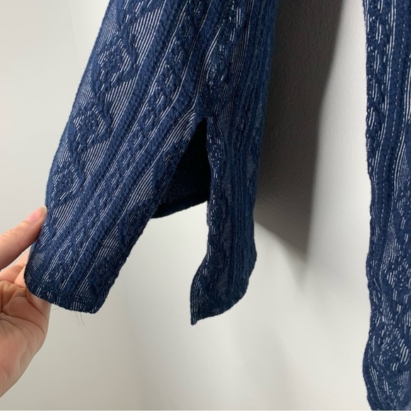 Free People Movement blissed out blue ribbed long sleeve top - Picture 6 of 12